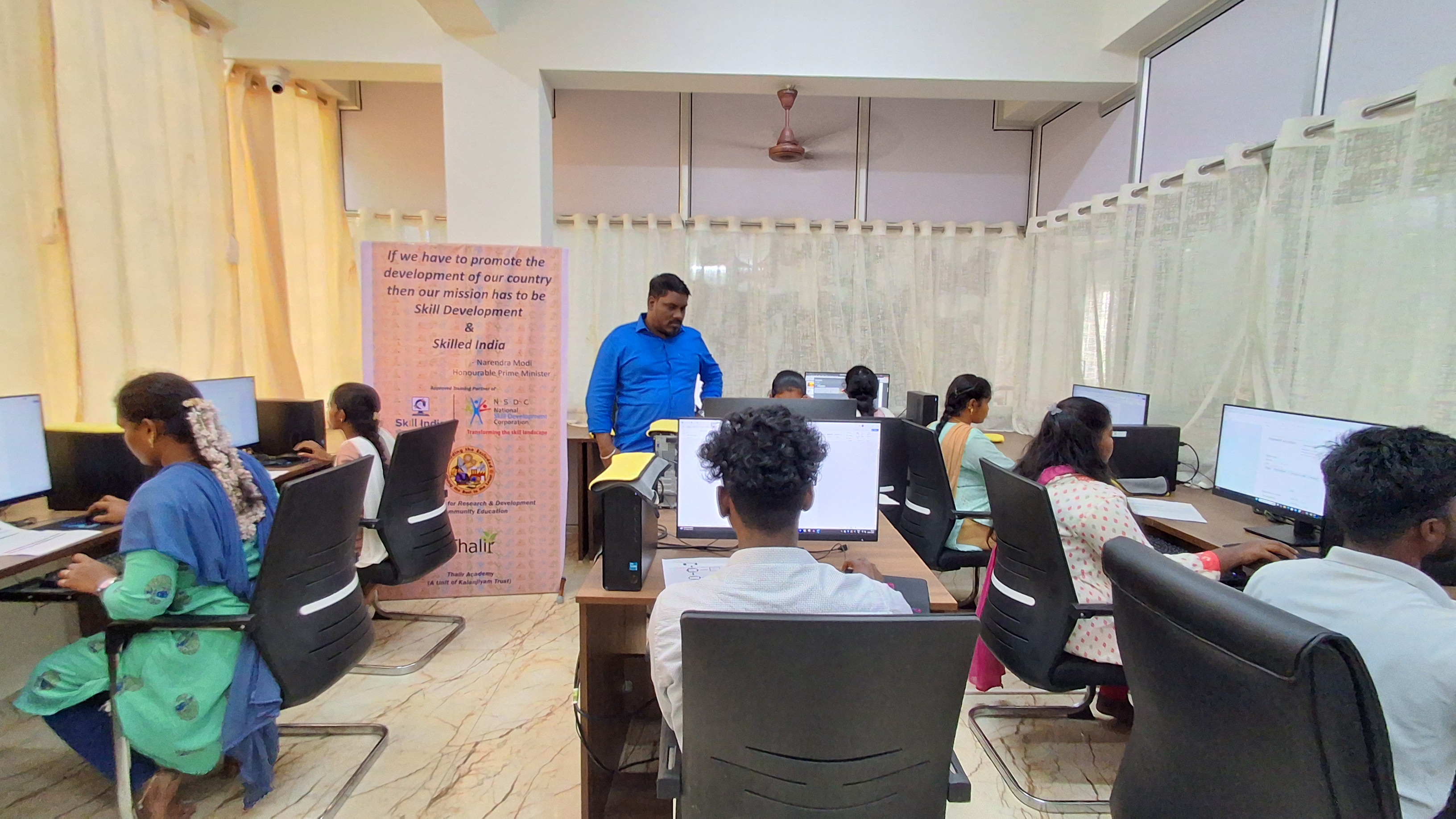 NSDC digital skills classroom session